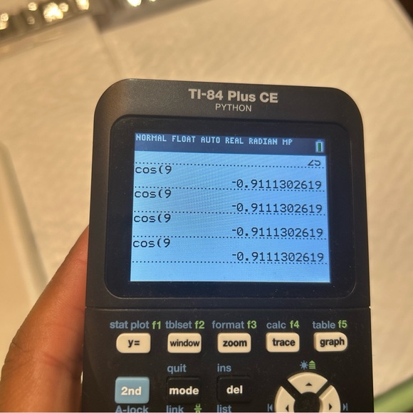 Texas Instruments TI-84 Plus CE Python Graphing Calculator w Cable Black Tested - Picture 11 of 11